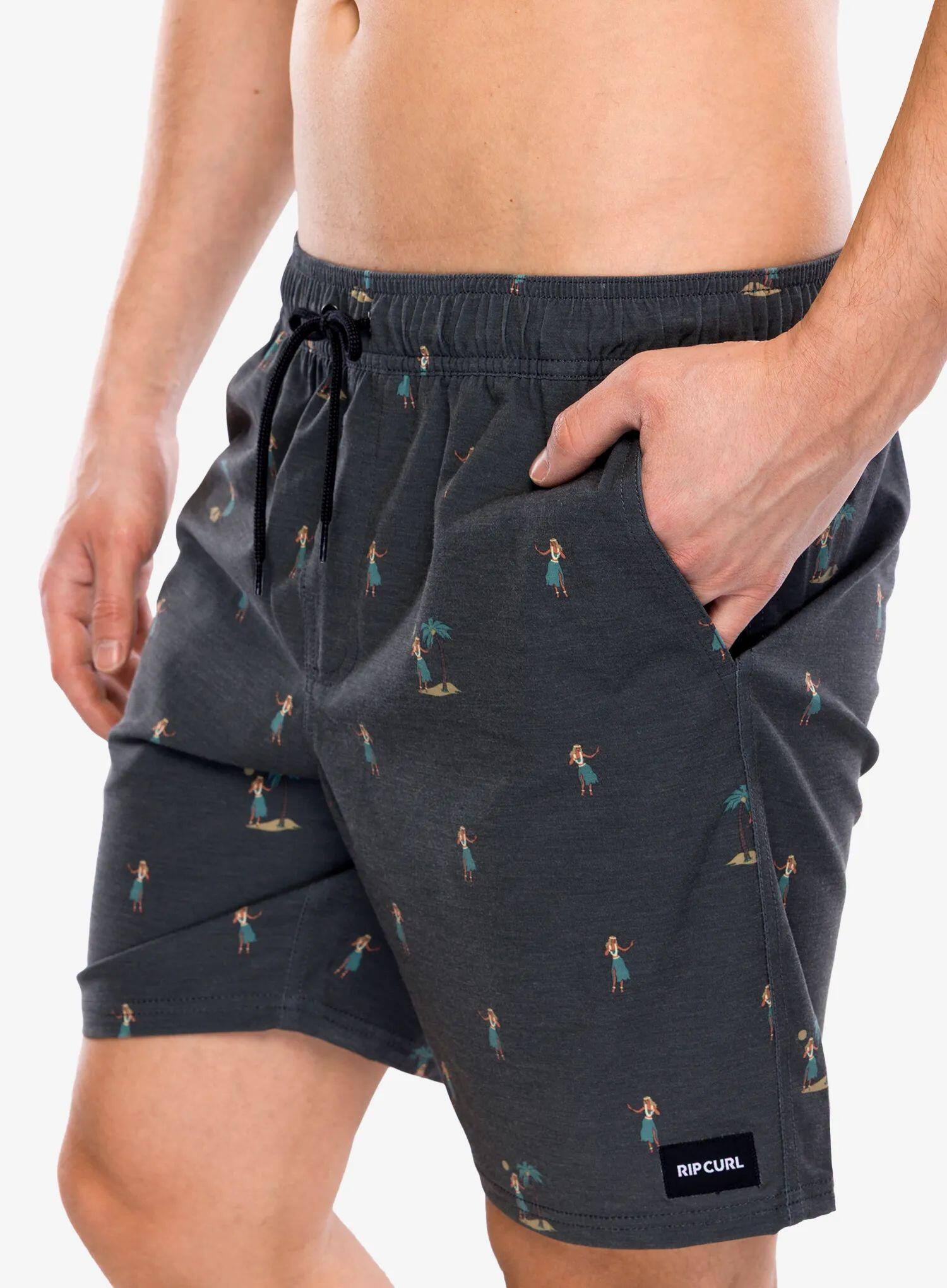 Spodenki surfingowe męskie Rip Curl Hula Breach Volley Czarny 7/7