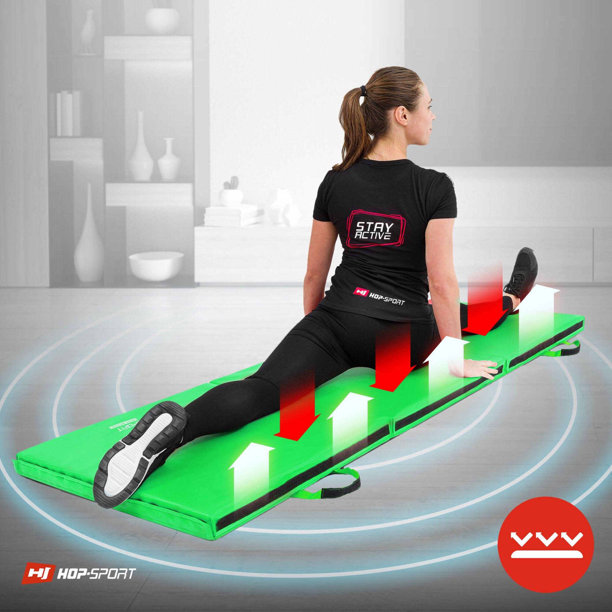 Matelas de gymnastique pliable doux avec velcro 5cm Hop-Sport 6/7