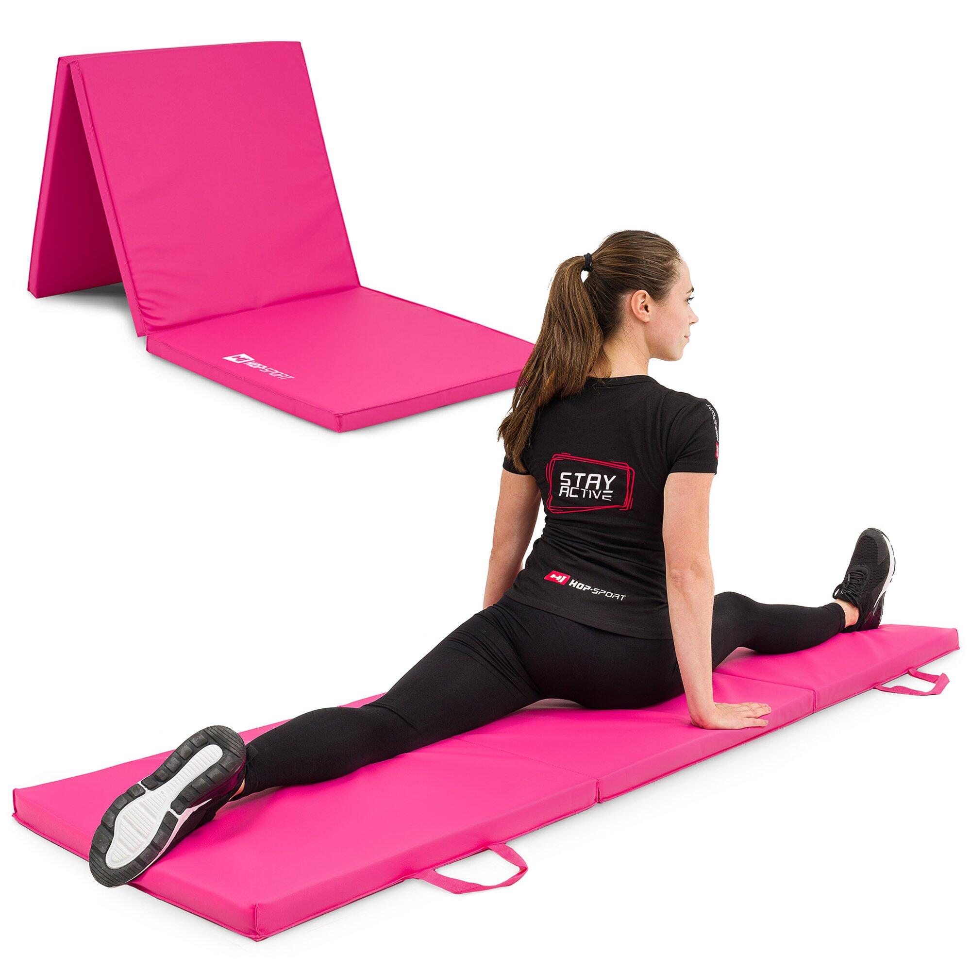 Tappetino- Materasso da ginnastica pieghevole morbido 4cm - rosa 7/7