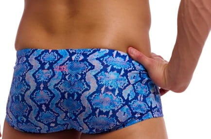 Kąpielówki Funky Trunks Blue Viper - trunki męskie