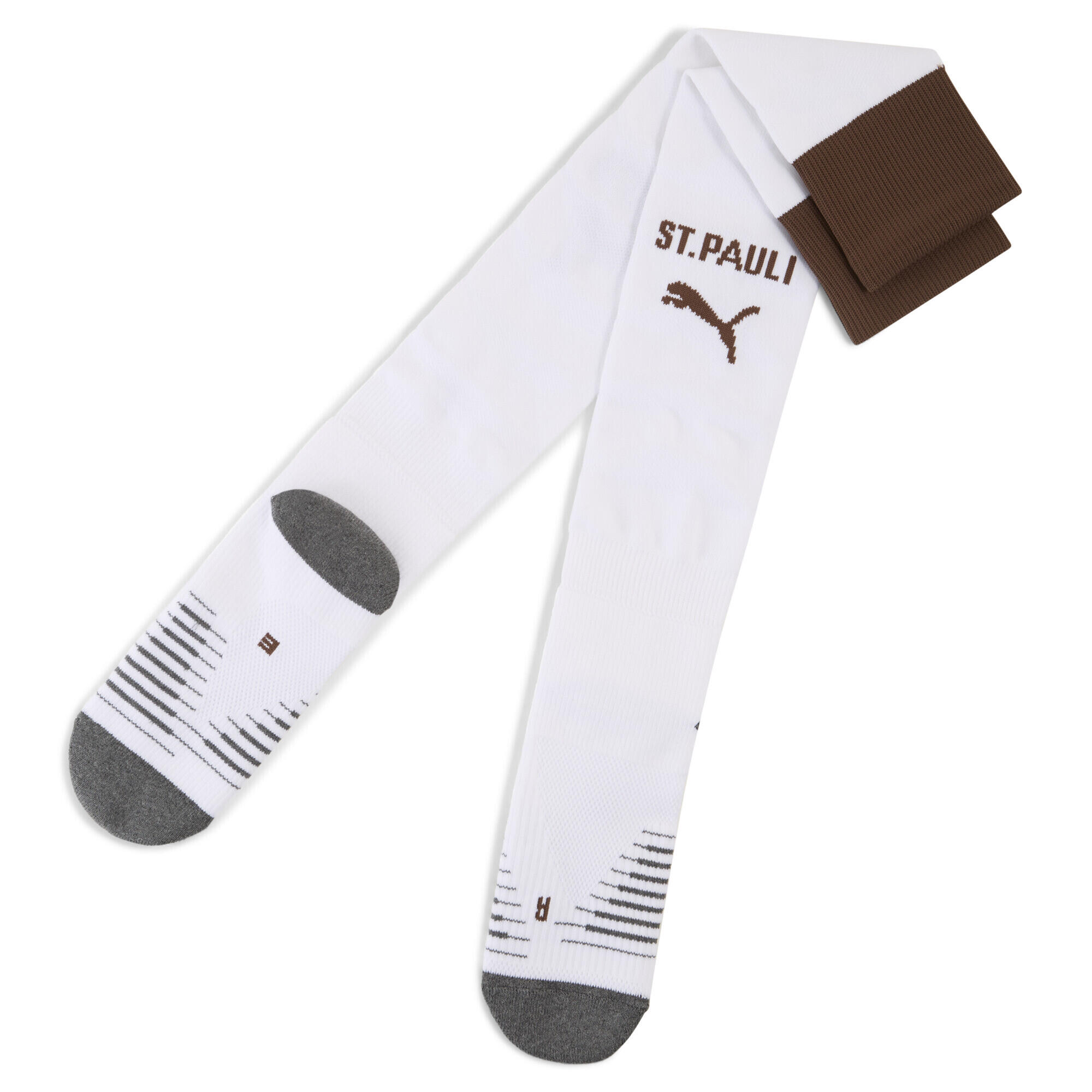 Męskie skarpety FC St. Pauli 25/26 PUMA White Espresso Brown