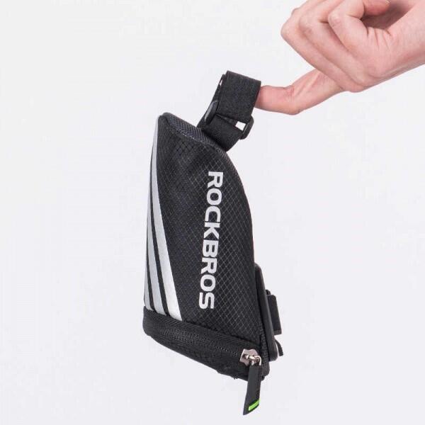 Sakwa pod siodełko rowerowe Rockbros C28BK (0,6l) 5/5
