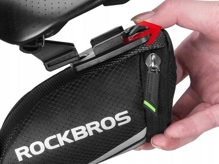 Sakwa pod siodełko rowerowe Rockbros C28BK (0,6l) 3/5