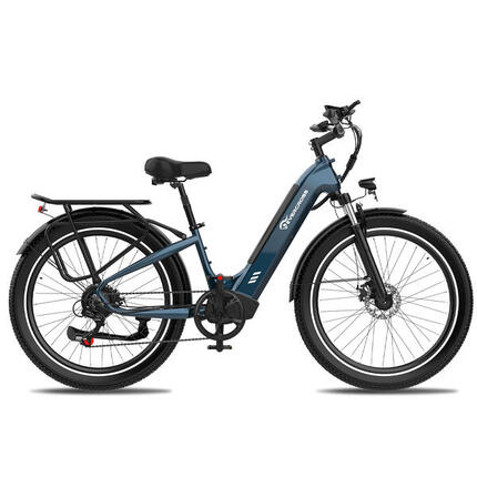 Vélo Electrique Ville 26” 48V15AH 25KM/H Ecran&APP Amortisseur EVERCROSS-EK16