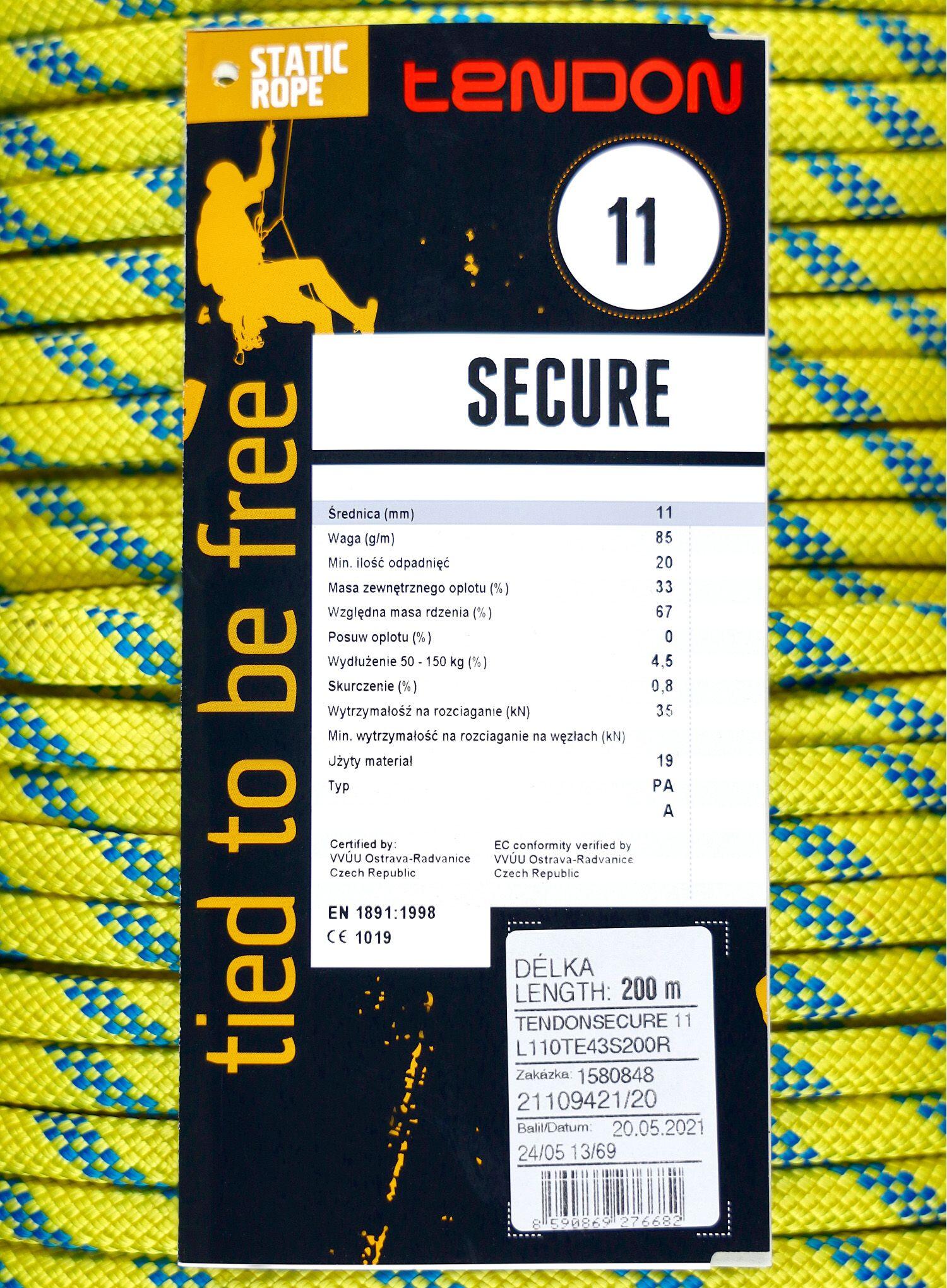 Corde standard Tendon Elite Secure 11 4/4