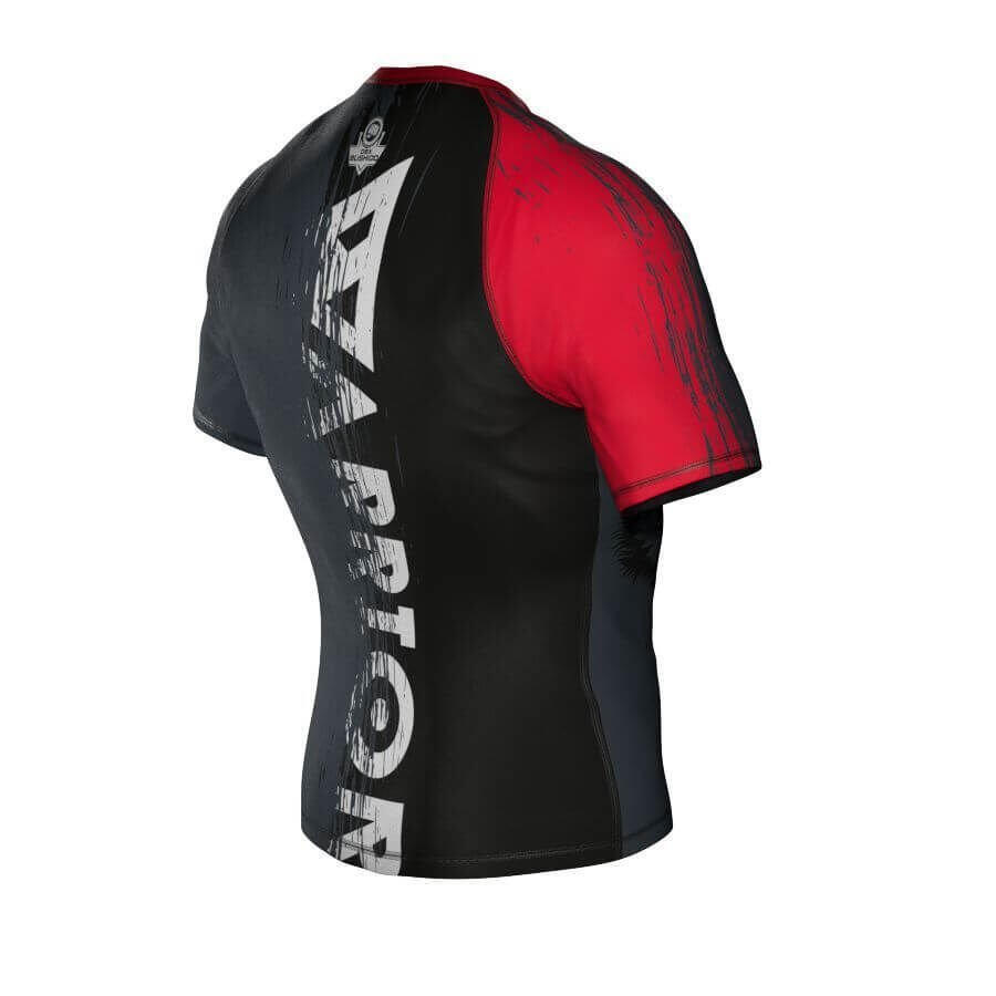 Kompressionsshirt DBX Bushido Wolf Rashguard aus DBX Bushido More Dry Material 6/7