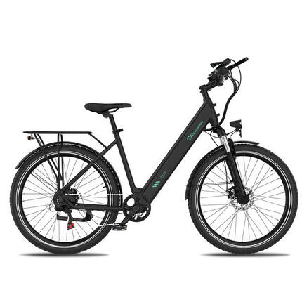 Vélo Ville Electrique 27.5” Polyvalent Tout Suspendu 36V13A APP EVERCROSS-EK18