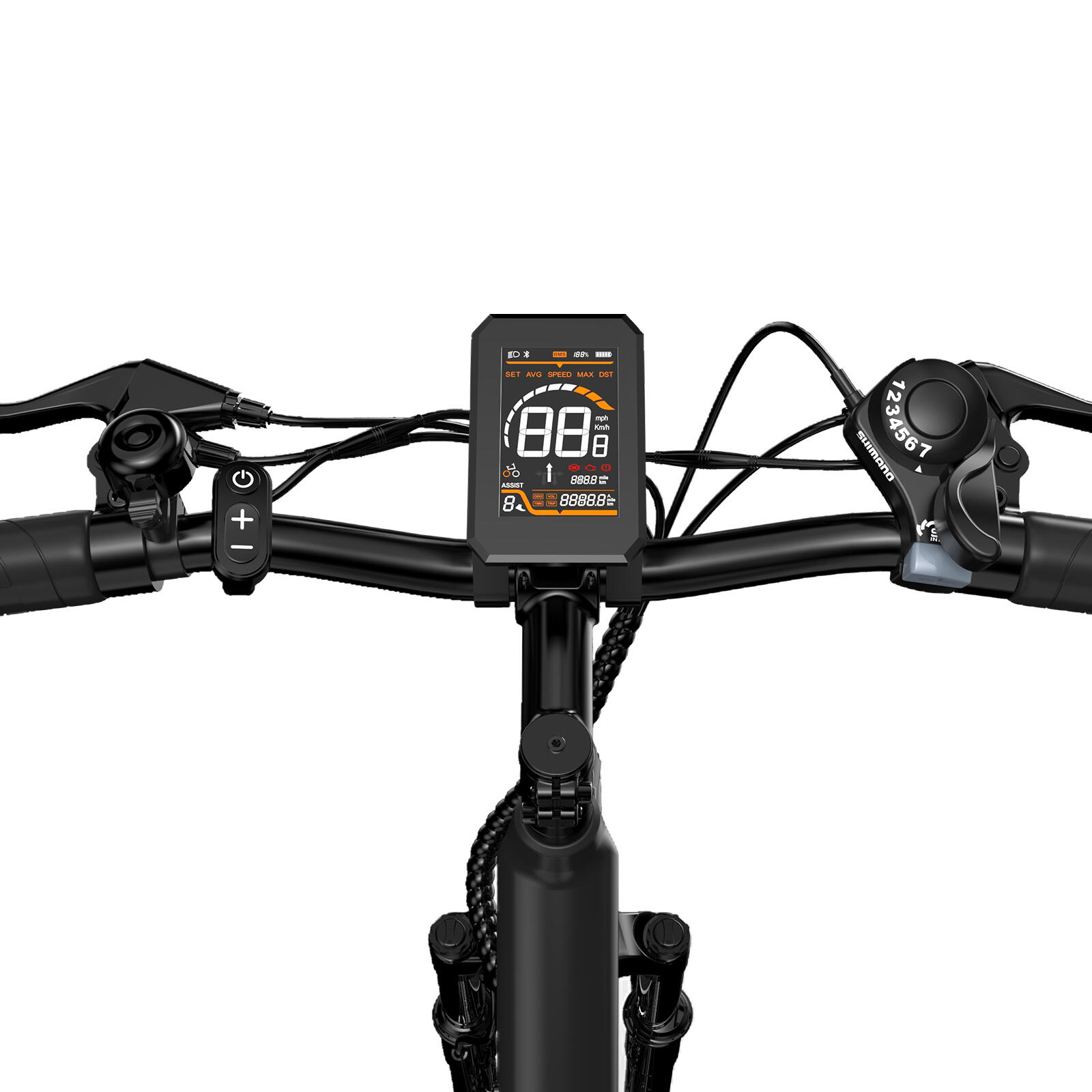E-Bike City-Elektrofahrrad 27,5 Zoll Allround-Fully 36V13A APP EVERCROSS-EK18 3/7