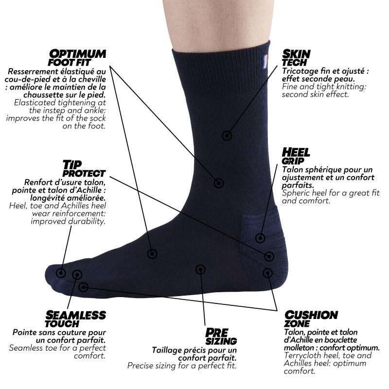 Chaussettes de ville en coton bio.