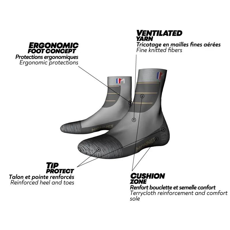 MID PERF - Chaussettes basses pour la randonnée. Confort et protection. 5/5