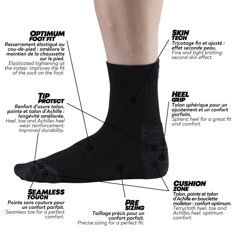 Chaussettes basses en coton bio. 5/5