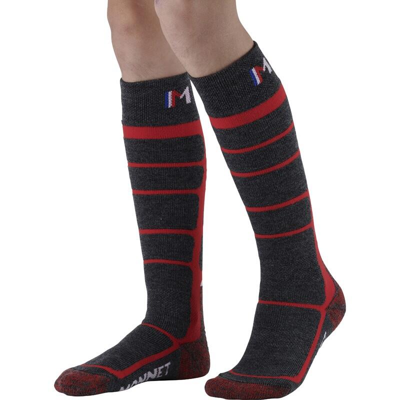 WOOLY JUNIOR - Chaussettes de ski en laine mérinos pour les juniors. 2/5