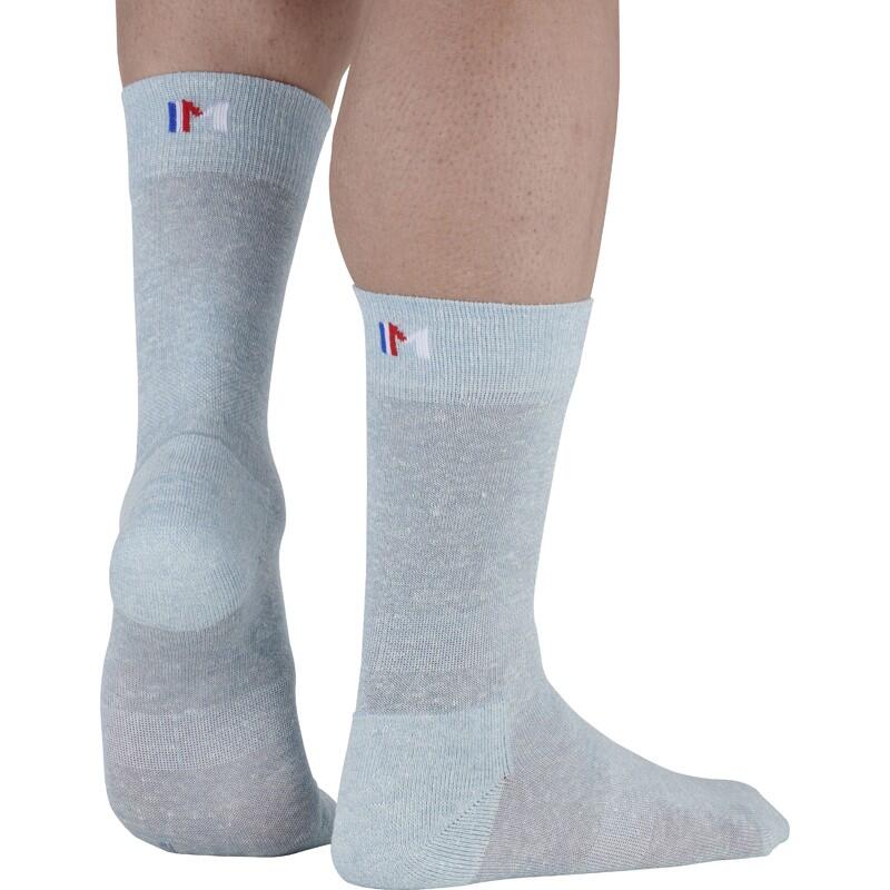 Chaussettes en lin et coton. 4/5