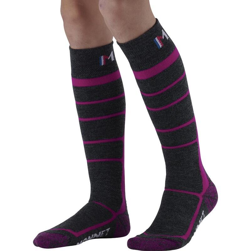 WOOLY JUNIOR - Chaussettes de ski en laine mérinos pour les juniors. 2/5