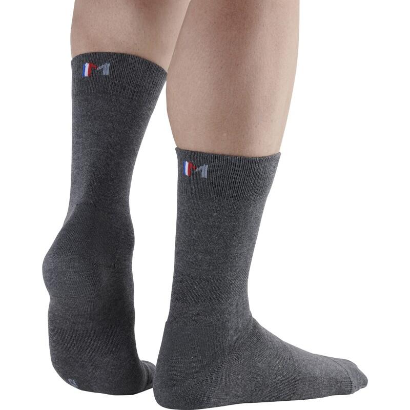 Chaussettes de ville en coton bio. 4/5