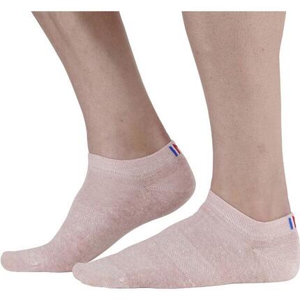 CHAUSSETTES BASSES EN LIN ET COTON