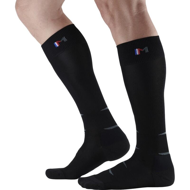 Monnet - Skin Silk - Chaussettes De Ski Ultra Fines Avec 30% De Soie. - Chaussettes - Noir - 39/42 - Decathlon