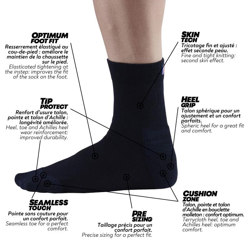 Chaussettes basses en coton bio. 5/5