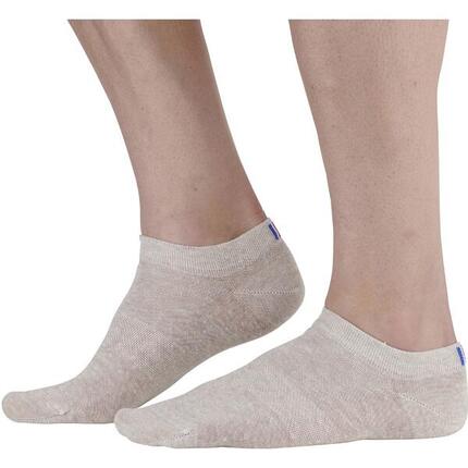 CHAUSSETTES BASSES EN LIN ET COTON