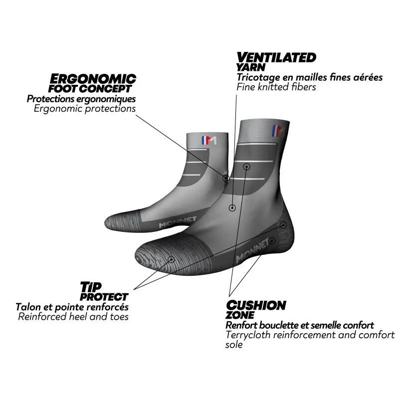 MID PERF - Chaussettes basses pour la randonnée. Confort et protection. 5/5