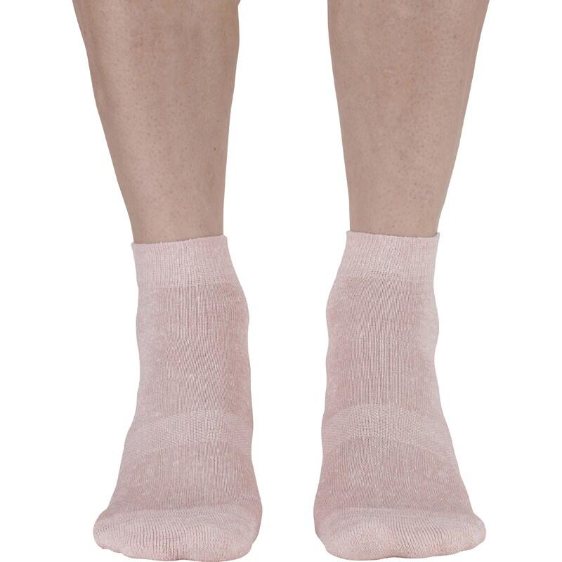 Chaussettes basses en lin et coton. 3/5
