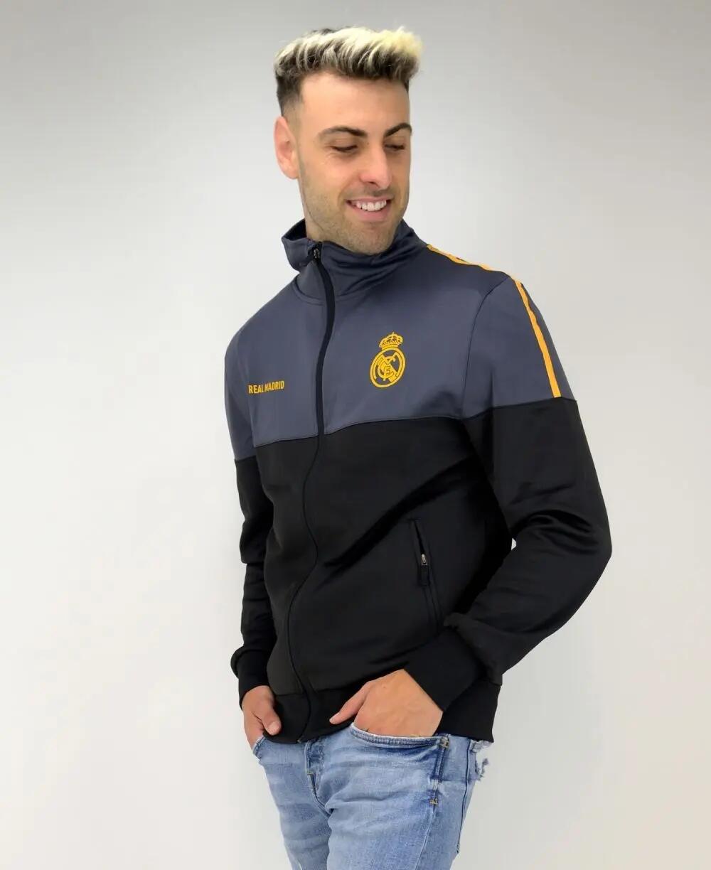 Cardigan Real Madrid noir et or haut de gamme 3/6