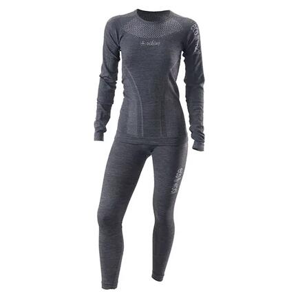 Sous-vêtement thermique - snowboard - femme - laine 42% sans coutures - z1152