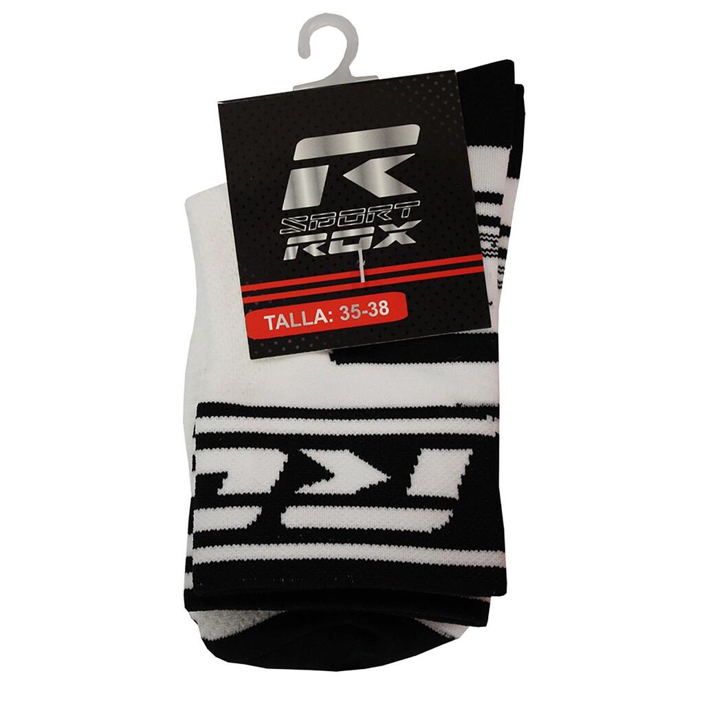 WHITE / BLACK