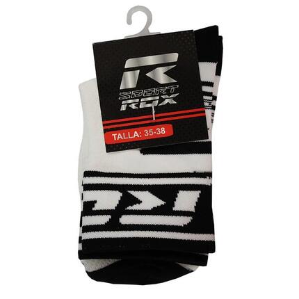 Chaussettes Rox R-running Step mi-hautes blanc