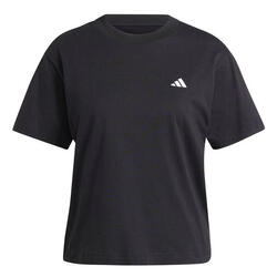 adidas Essentials T Shirt femme avec petit logo noir