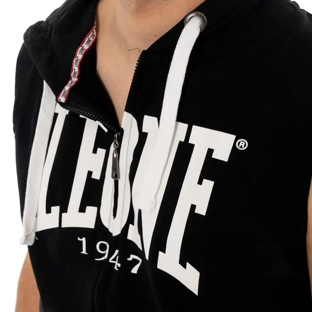 Leone Basic Men's Zip-Up Sleeveless Hoodie