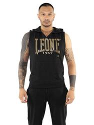 Sweat à capuche sans manches homme Leone Stripe Gold