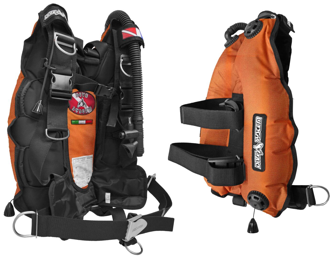 義大利DiveSystem Key J-12LT X-Net Nylon BCD 橙色