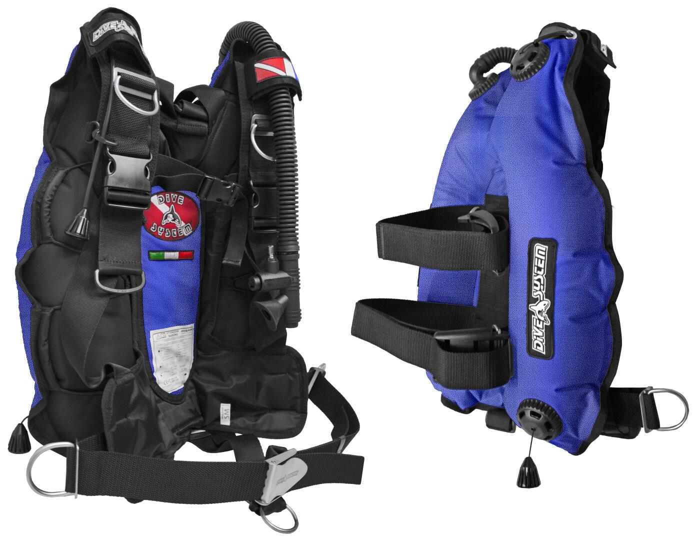 DiveSystem Key J-12LT X-Net Nylon BCD Royal Blue