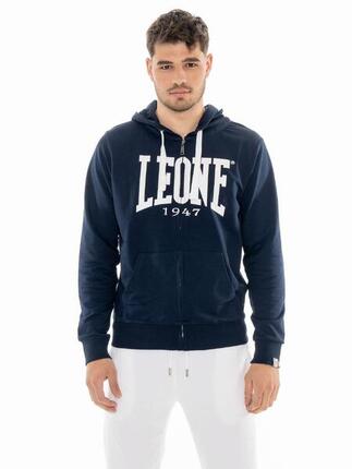 Leone Basic Sweat à capuche zippé sans sweat-shirt pour hommes
