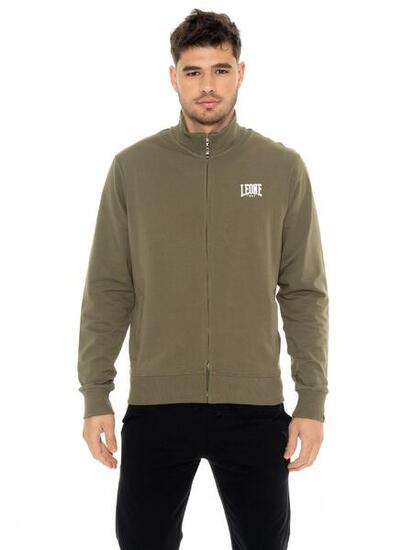 Sweat-shirt pour hommes Leone Basic avec col et fermeture éclair