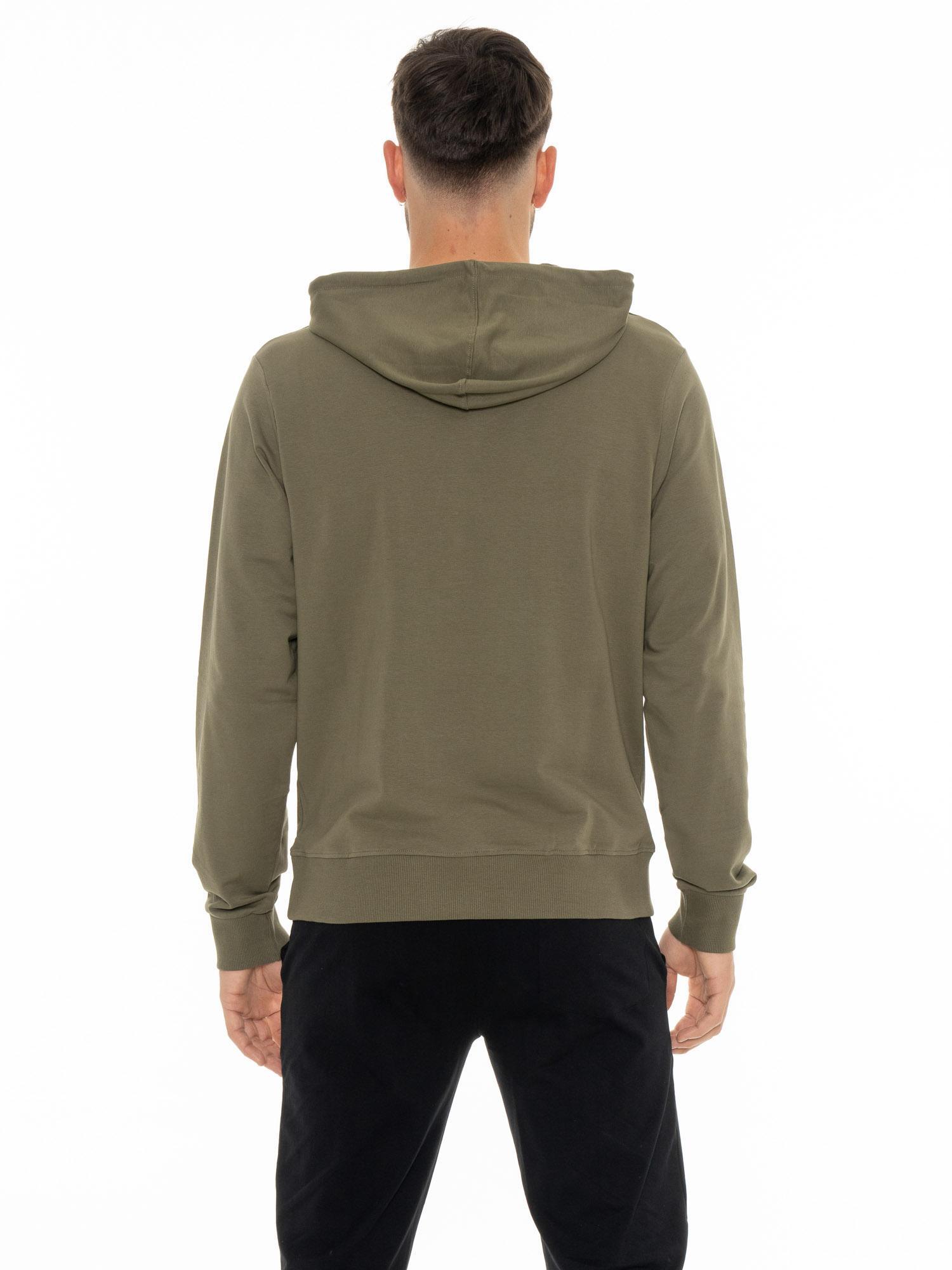 Leone Basic Herren-Kapuzenpullover zum Überziehen 4/7