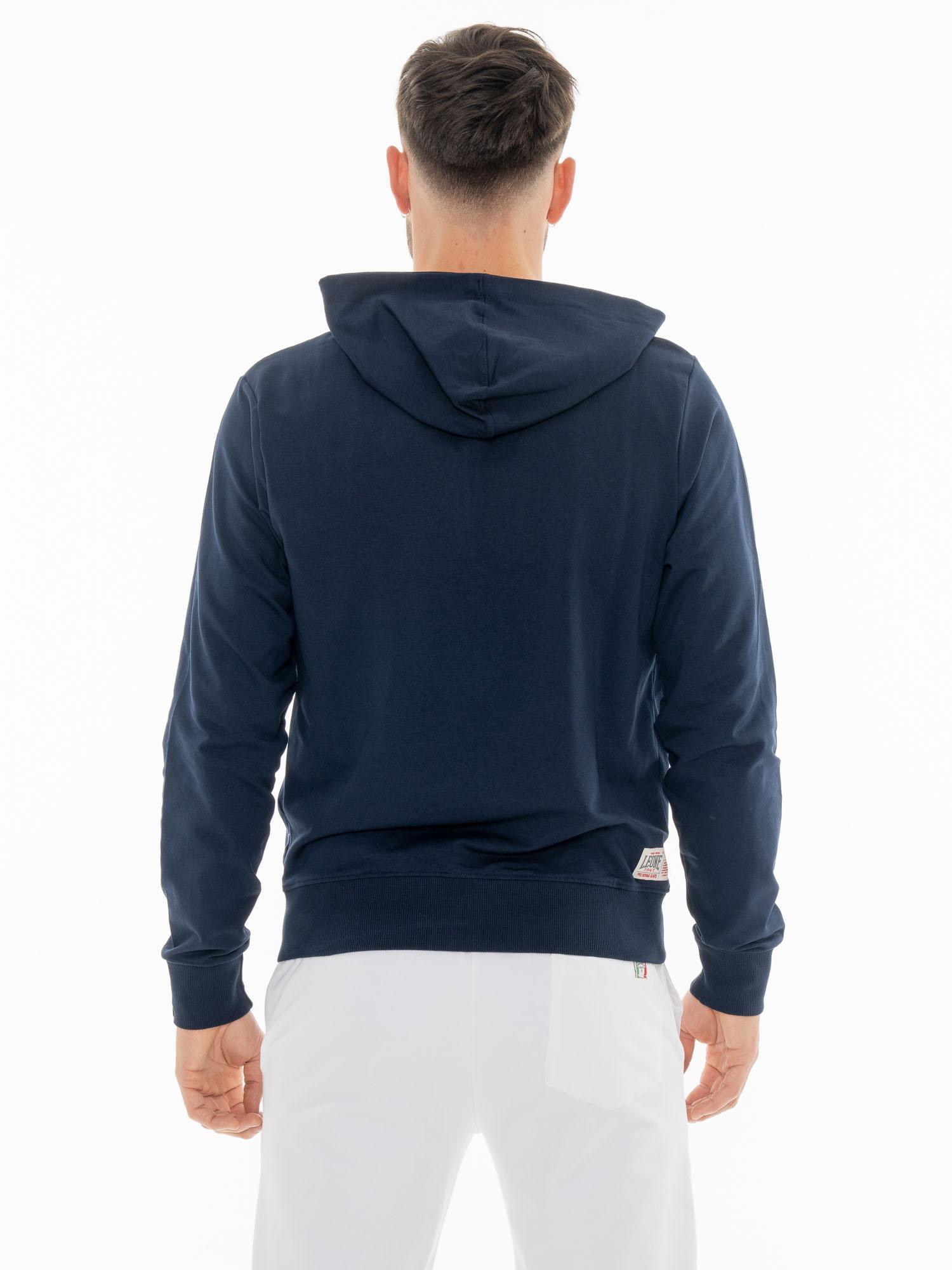 Leone Basic Sudadera con capucha y cremallera para hombre 4/7
