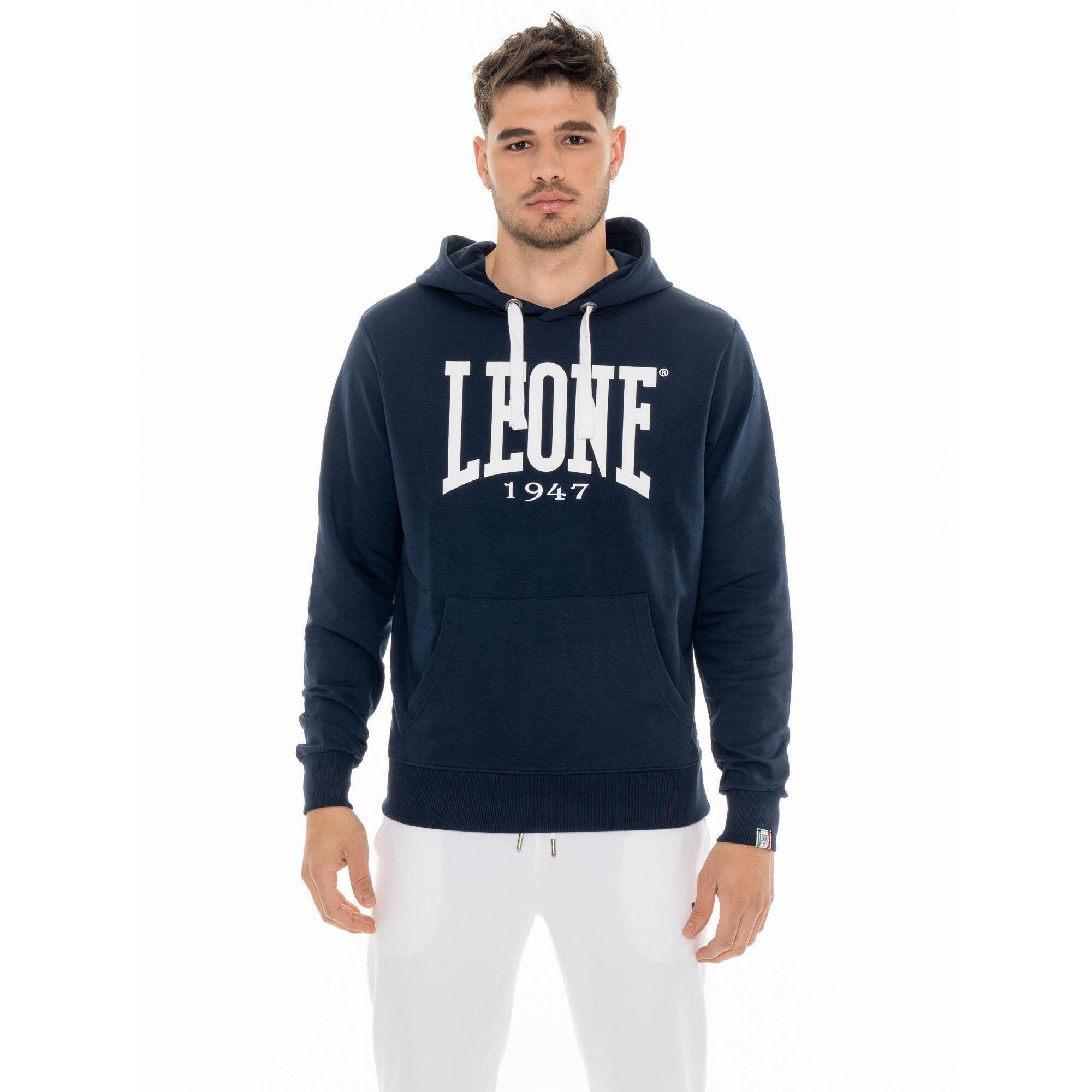 Leone 1947 Apparel - Sweat À Capuche Sans Sweat-shirt Leone Basic Pour Hommes - Sweat-shirt - Bleu - Decathlon
