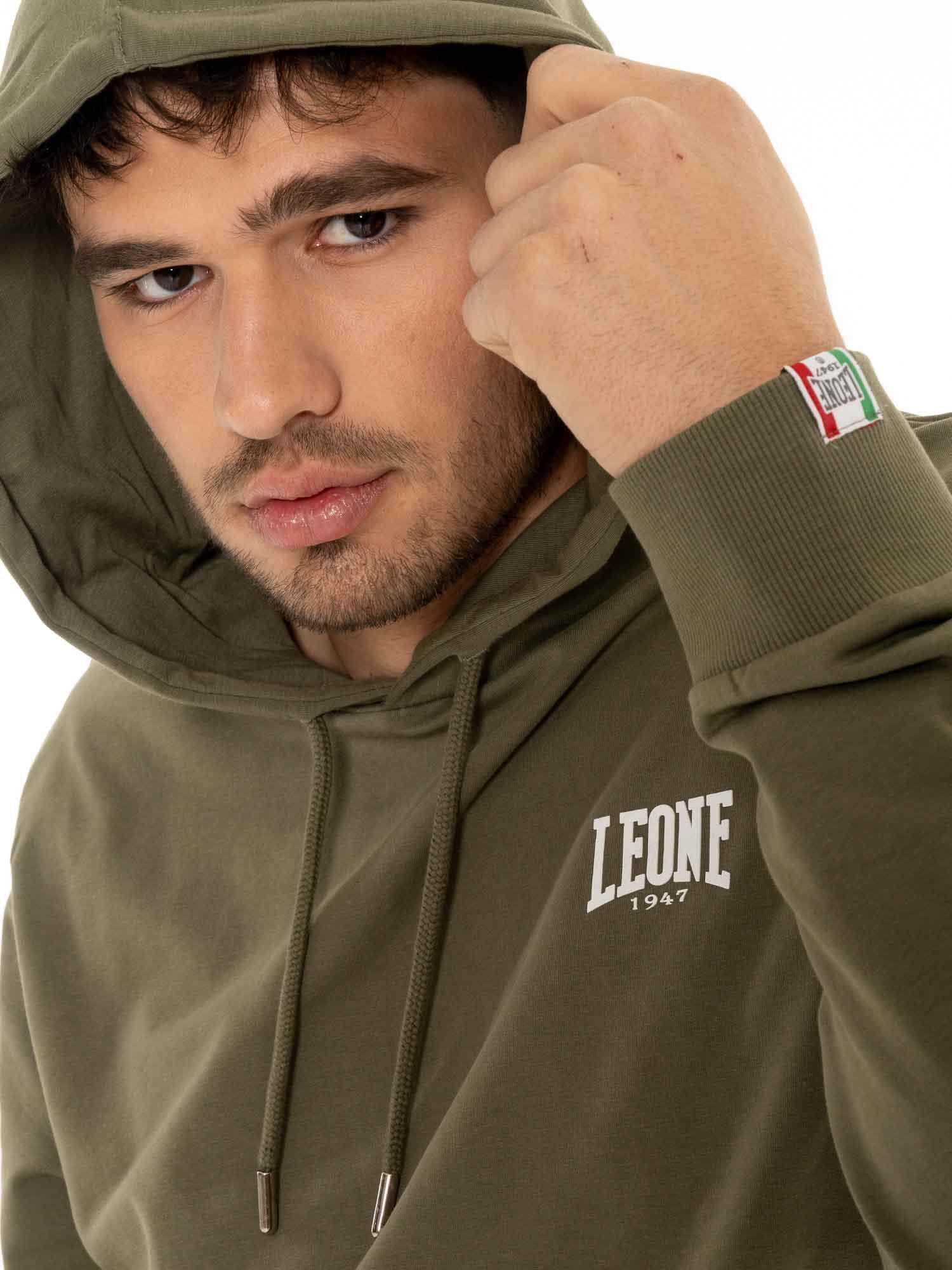 Leone Basic Herren-Kapuzenpullover zum Überziehen 5/7