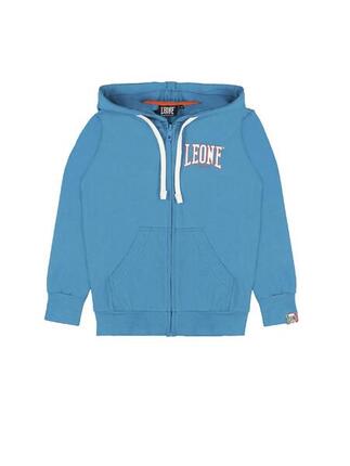 Sweat-shirts zippés pour enfants Leone New Basic en coton non brossé