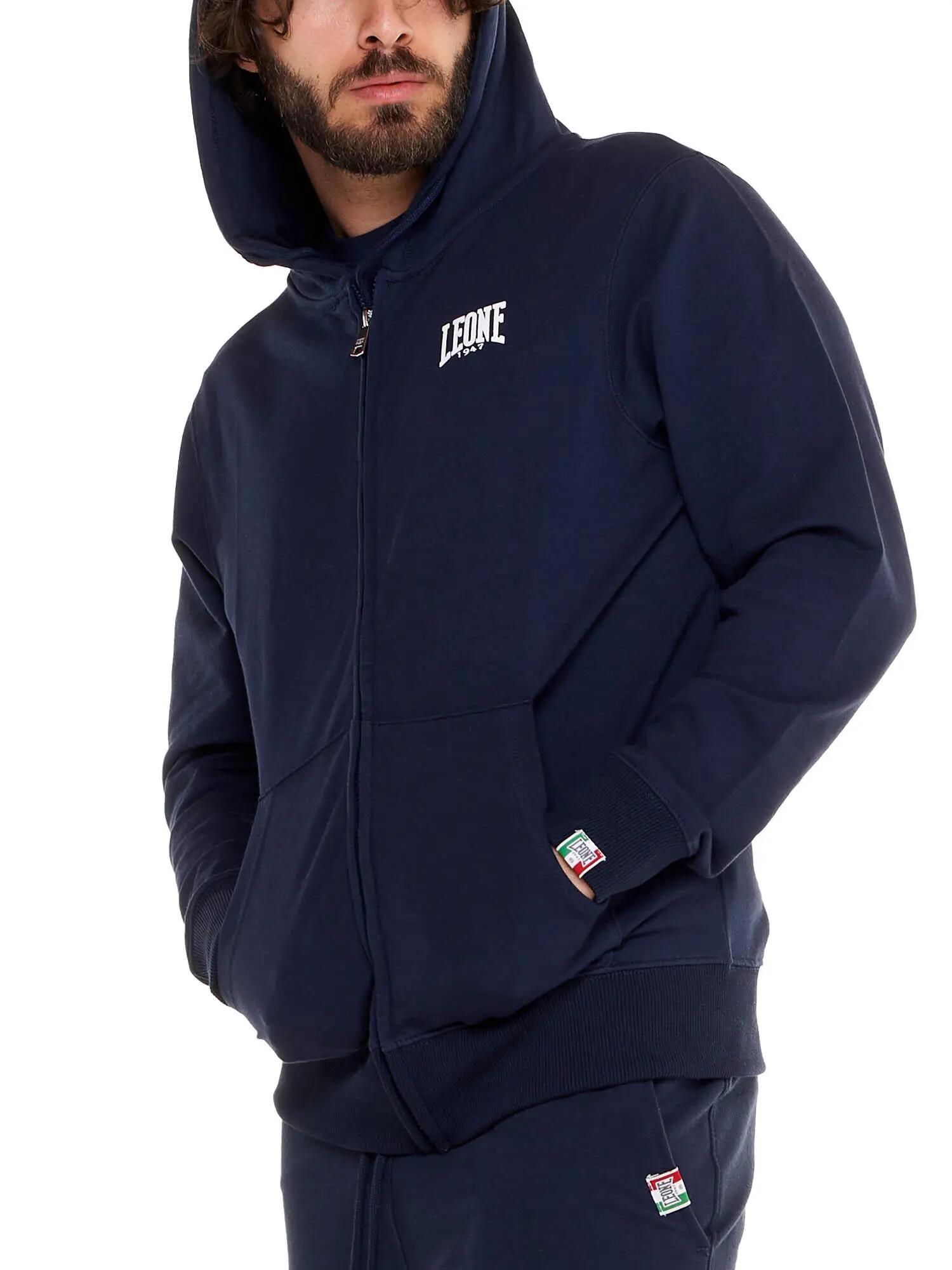 Leone Basic masculino sem moletom com capuz e zíper 5/7