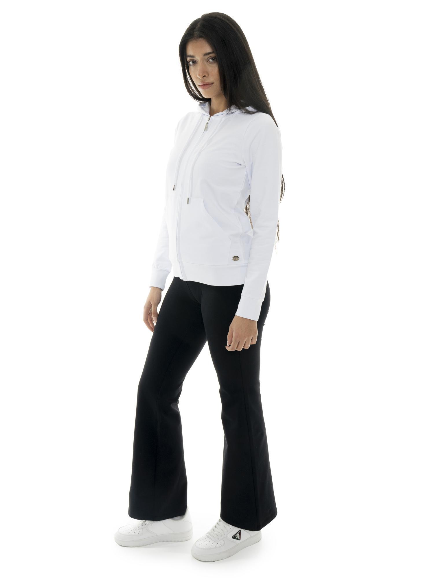 Sweat-shirts à capuche zippés Leone Basic pour femmes 3/7