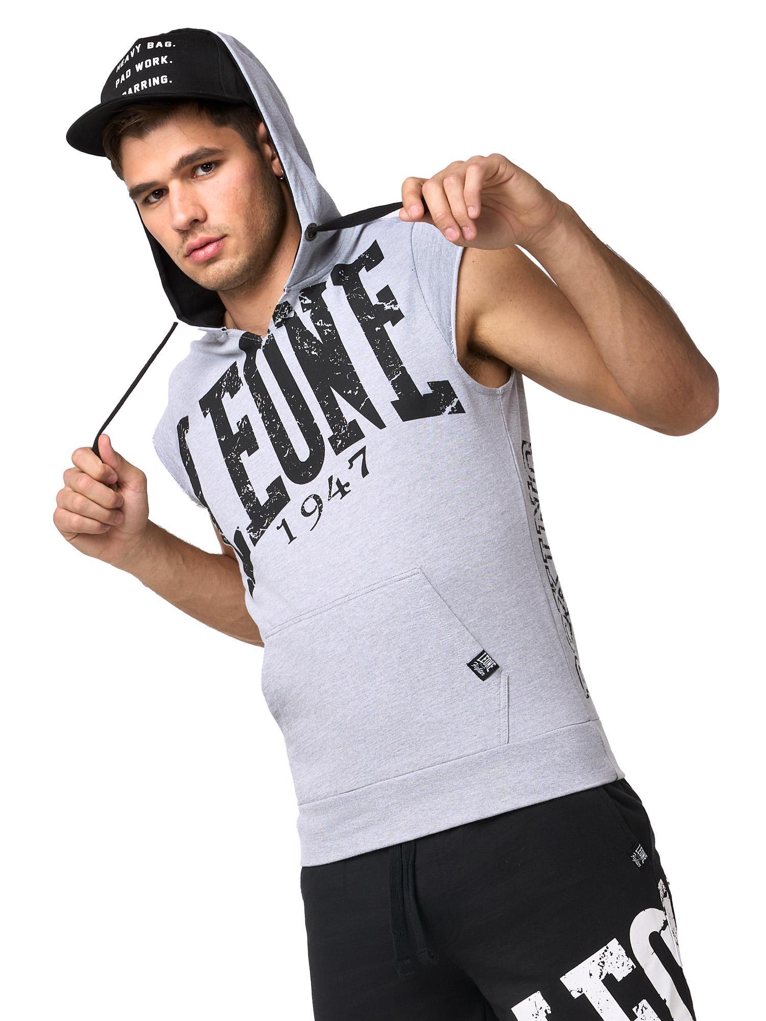 Sweat-shirt à capuche sans manches Leone Boxing Legend pour homme 5/5