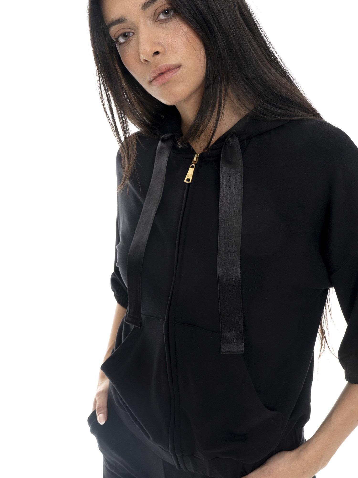 Sweat à capuche zippé à manches courtes Leone Gold pour femme 4/5