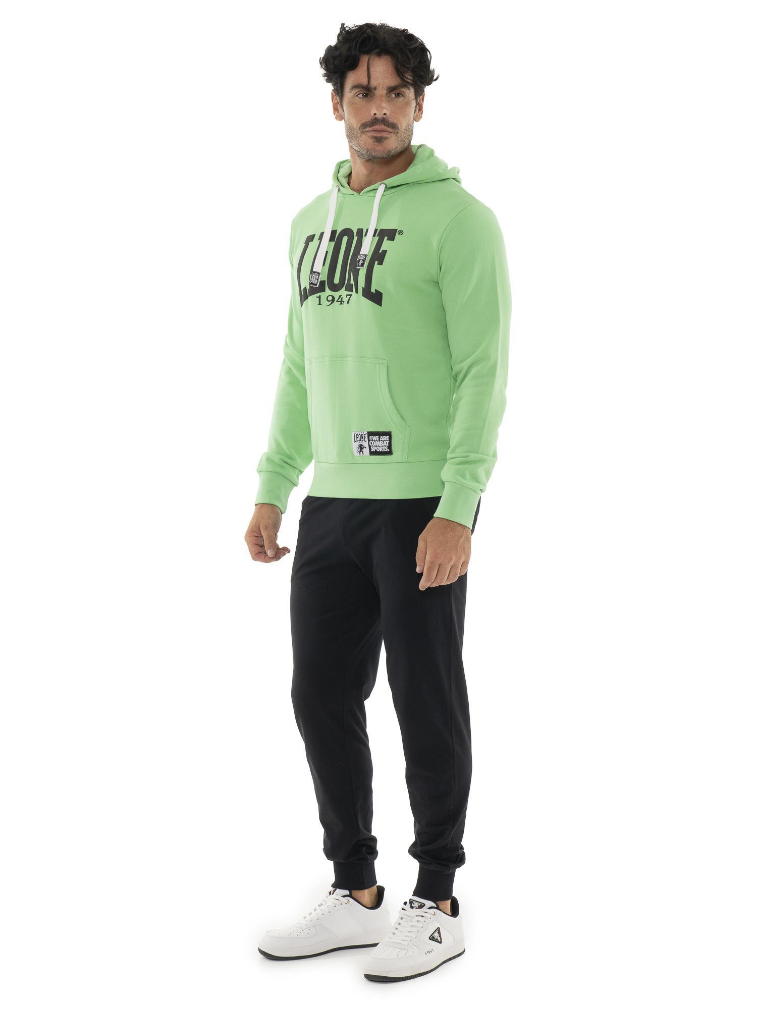 Leone Summer Vibes Herren-Sweatshirt aus nicht gebürsteter Baumwolle mit Kapuze 2/5