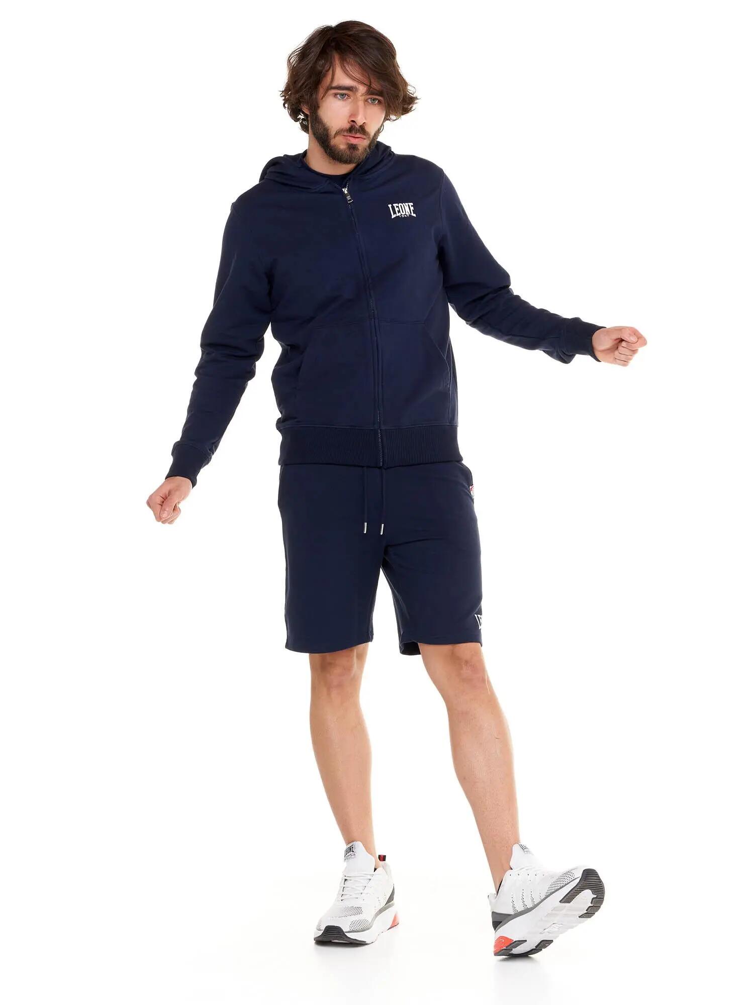 Leone Basic masculino sem moletom com capuz e zíper 2/7
