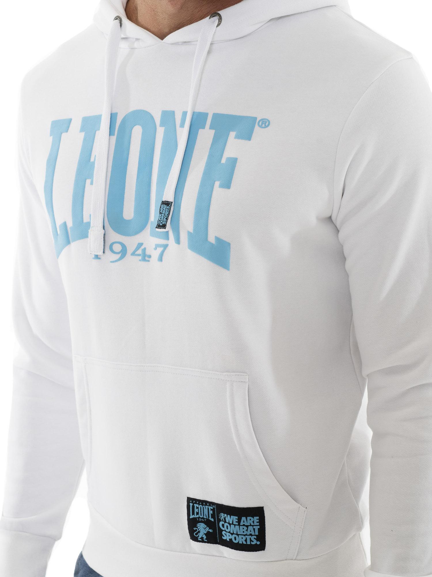 Felpa da uomo in cotone non garzato con cappuccio Leone Summer Vibes 3/5