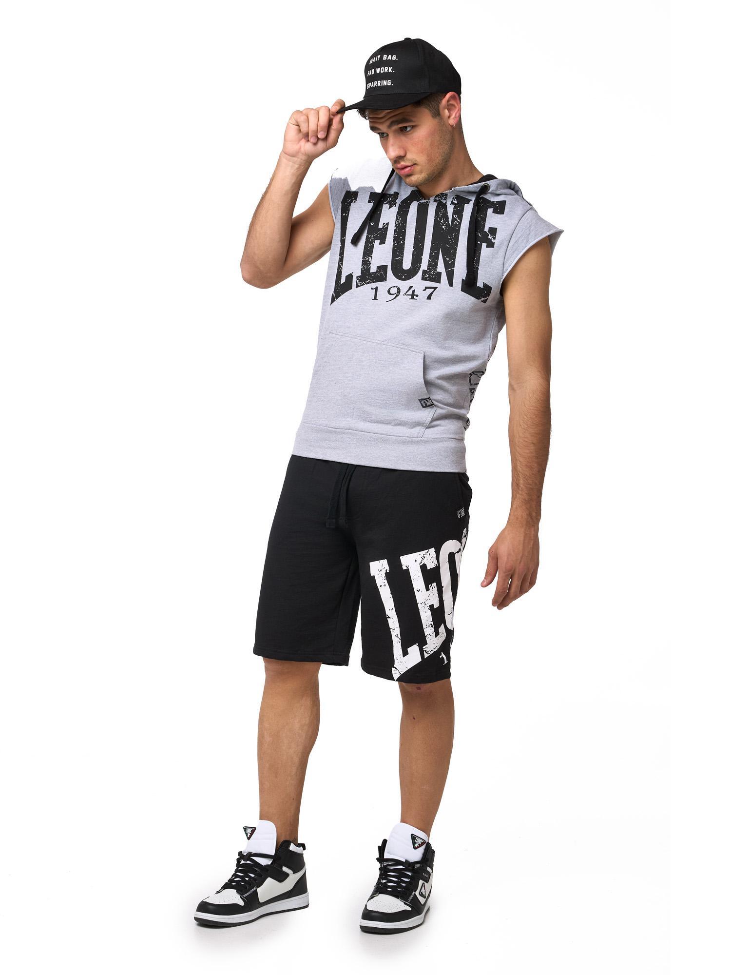Sweat-shirt à capuche sans manches Leone Boxing Legend pour homme 2/5