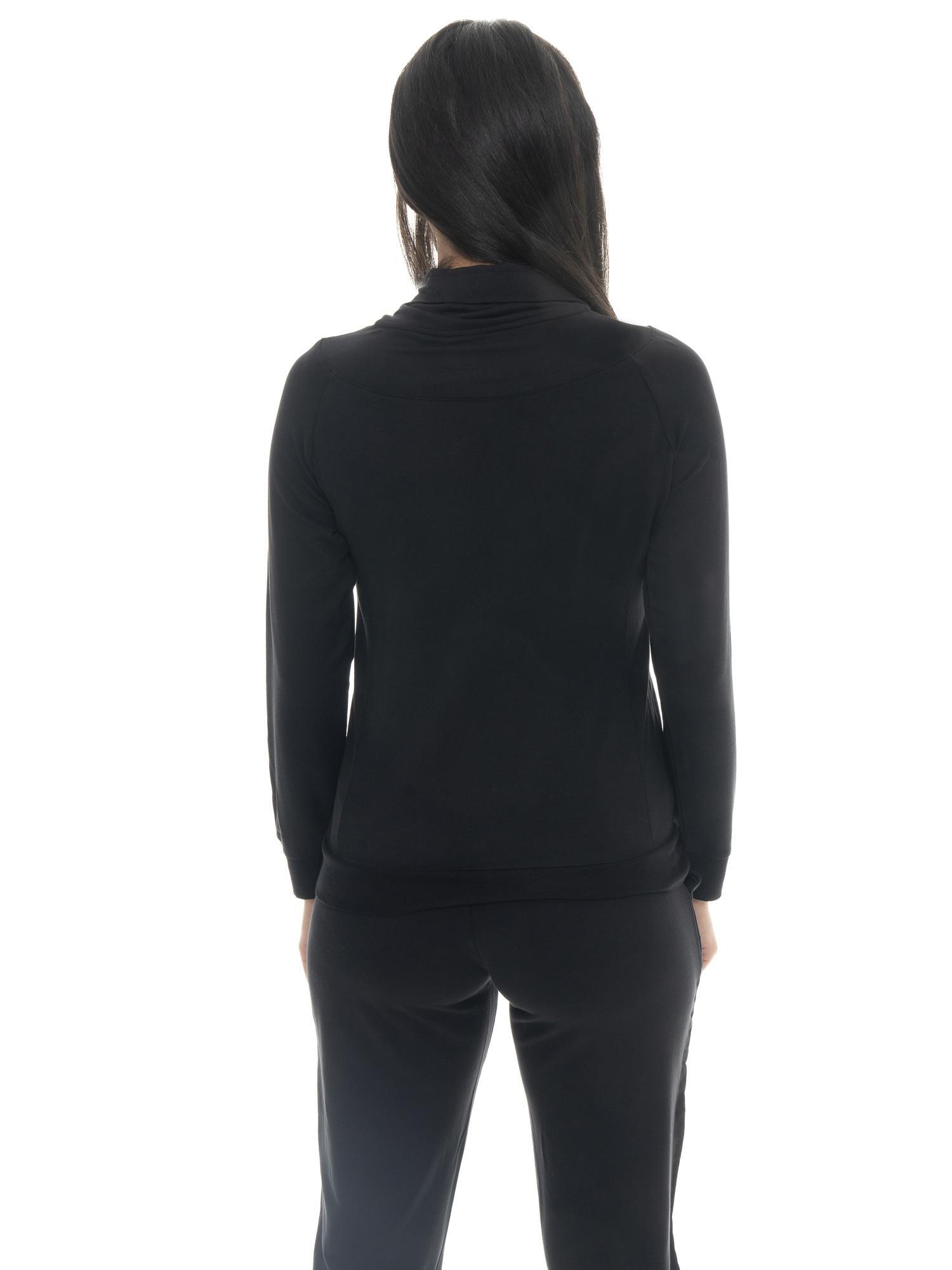 Sudadera de algodón con cuello y cremallera para mujer Leone Spring Vibes 5/7